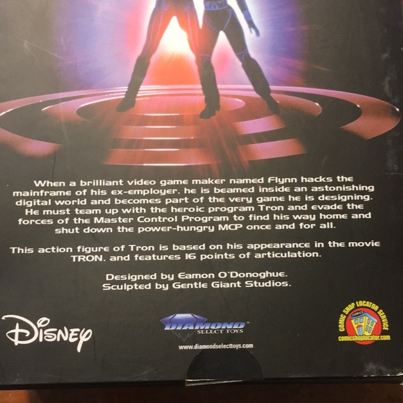 New DIAMOND SELECT TOYS Tron Movie: Tron Select Action Figure, Multicolor - Picture 6 of 6